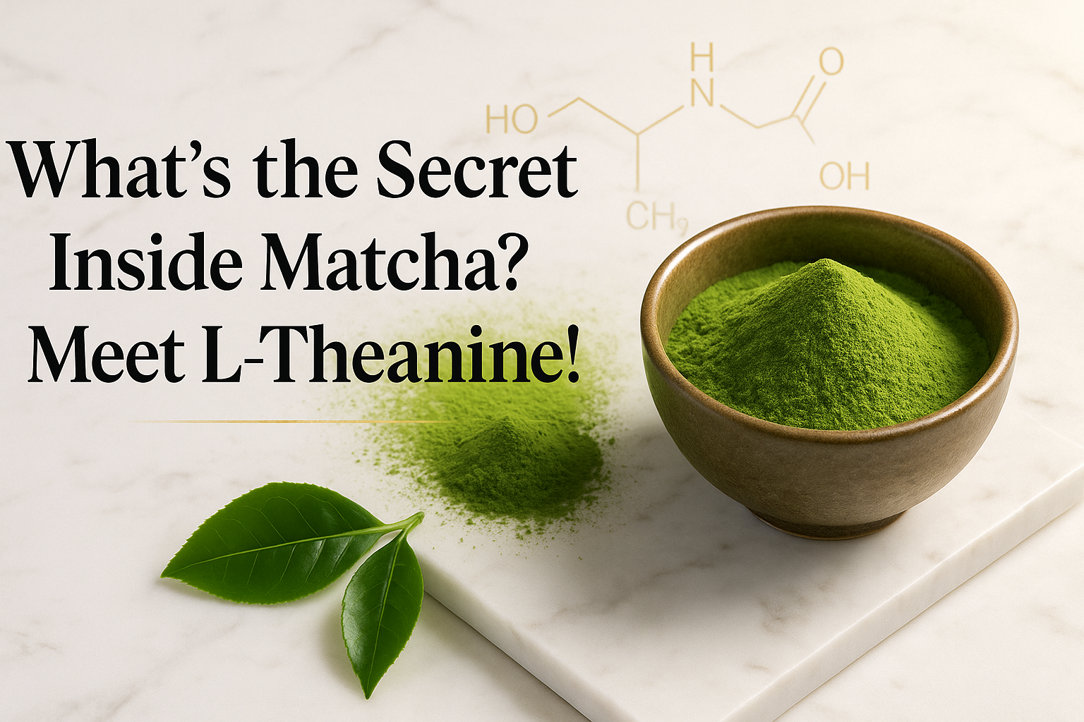 What's the Secret Inside Matcha? Meet L-Theanine!