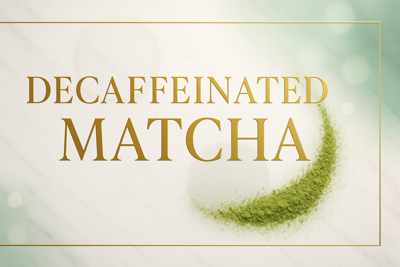 What Exactly Is Decaffeinated Matcha?